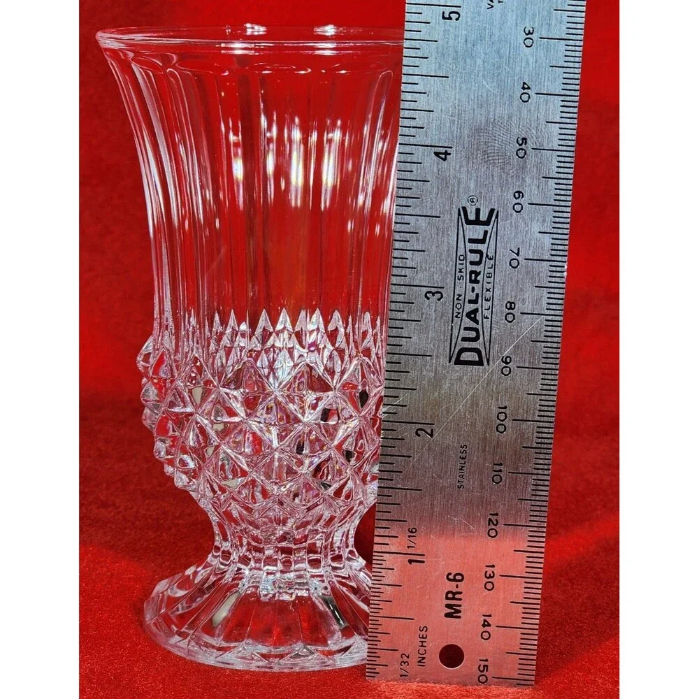 Cristal D'Arques ~ Vincennes Cut Lead Crystal Vase JG Durand France